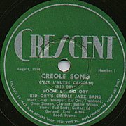 Crescent Record by 's Creole Jazz Band