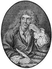 Molière, engraved frontispiece to his Works