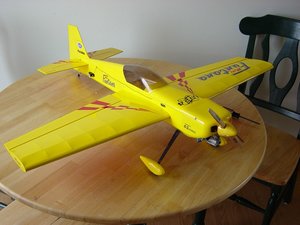 "Mini Funtana" electric stunt plane from E-Flite Balsa Models