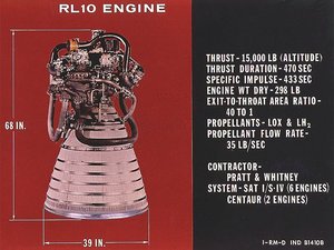 RL-10 high energy rocket engine.