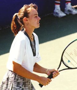 Hingis at the 1995 US Open