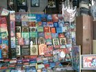 Religious book shop outside Bi Bi Pak Daman
