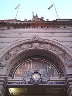 The facade of Waterloo Station.