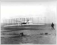 First flight, December 17, 1903.