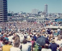 ALP Policy launch before a huge crowd in the  on 24 November 1975