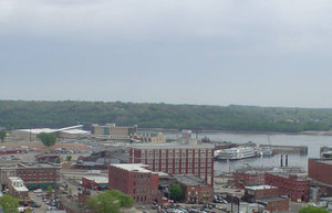 Downtown Dubuque and the Riverfront