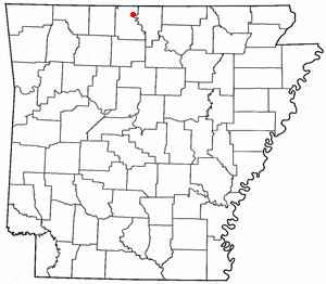 Location of Bull Shoals, Arkansas