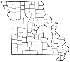 Location of Stella, Missouri