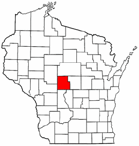 Image:Map of Wisconsin highlighting Wood County.png