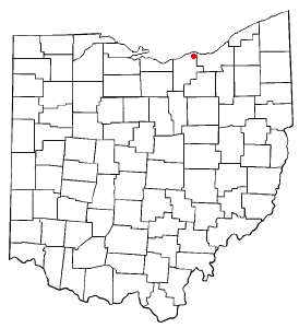 Location of Avon, Ohio