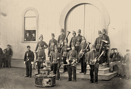 Band of 10th Veteran Reserve Corps, Washington, D.C., April, 1865
