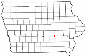 Location of Barnes City, Iowa