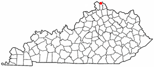 Location of Fort Mitchell, Kentucky