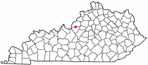 Location of Hillview, Kentucky