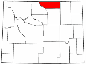 Image:Map of Wyoming highlighting Sheridan County.png