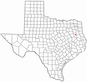 Location of Gallatin, Texas