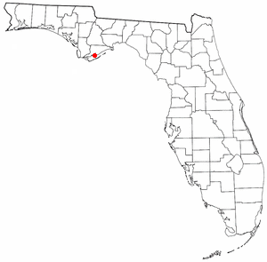 Location of Eastpoint, Florida