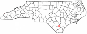 Location of Kelly, North Carolina