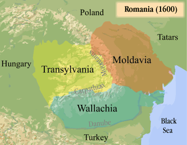 Romanian Principalities, during the rule of  (-)