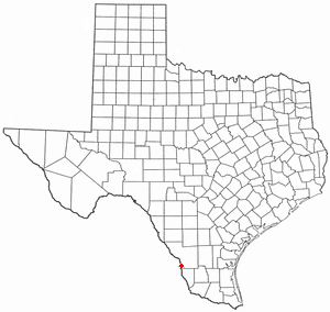 Location of El Cenizo, Texas