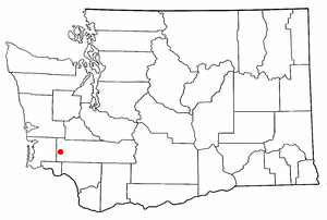 Location of Pe Ell, Washington