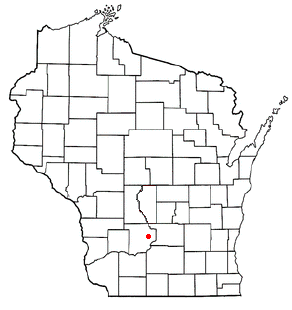 Location of Baraboo (town), Wisconsin