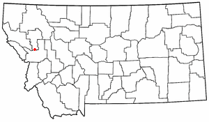 Location of Arlee, Montana