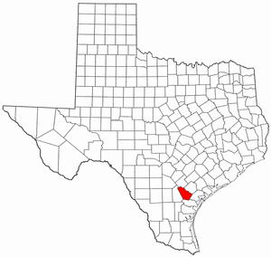 Image:Map of Texas highlighting Bee County.png