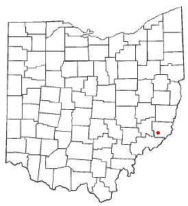 Location of Graysville, Ohio