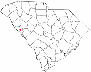 Location of McCormick, South Carolina