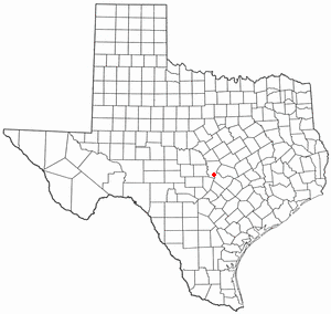 Location of Marble Falls, Texas