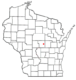 Location of Amherst Junction, Wisconsin