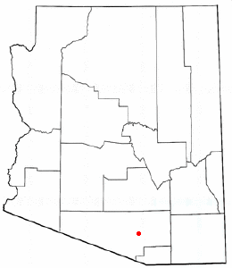 Location of Three Points, Arizona