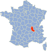 Location of de la Loirein France