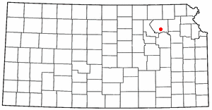 Location of Louisville, Kansas