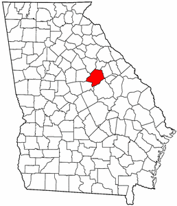 Image:Map of Georgia highlighting Hancock County.png