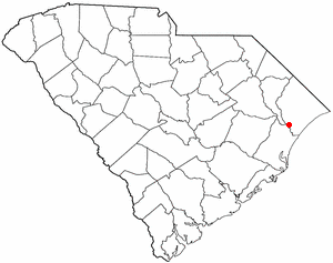 Location of Bucksport, South Carolina