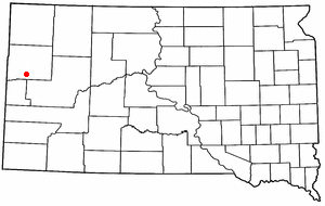 Location of Nisland, South Dakota