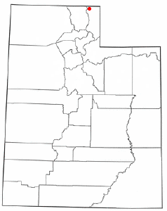Location of Garden City, Utah