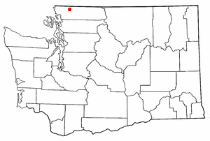 Location of Lynden, Washington