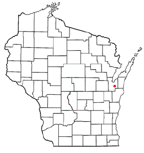 Location of Glenmore, Wisconsin