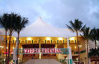 Ward Theatres, a movie megaplex, is the most popular attraction at Victoria Ward Centers.