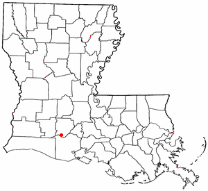 Location of Morse, Louisiana