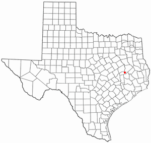 Location of Midway, Texas