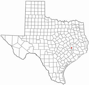 Location of Navasota, Texas