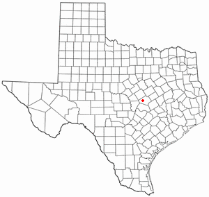 Location of Nolanville, Texas