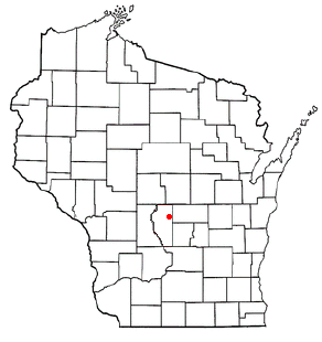 Location of Colburn, Wisconsin