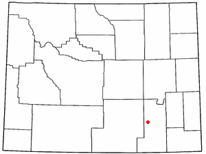 Location of Rock River, Wyoming