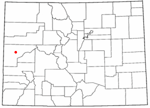 Location of Fruitvale, Colorado