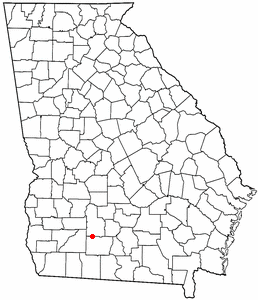 Location of Doerun, Georgia